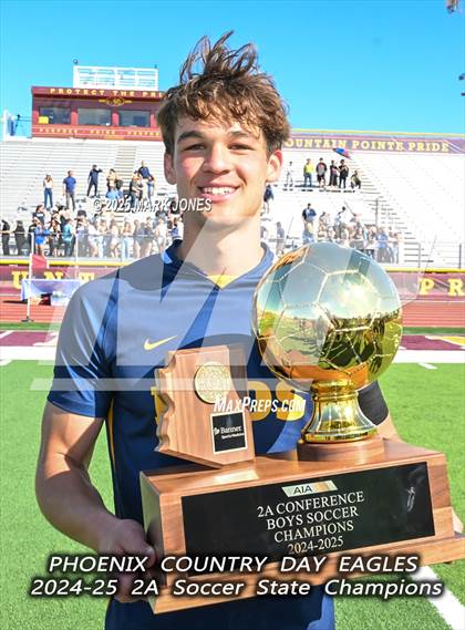 Thumbnail 2 in Phoenix Country Day vs. Trivium Prep (AIA 2A Final - Awards) photogallery.