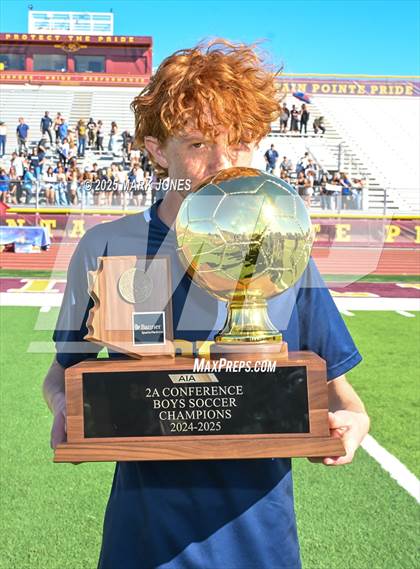 Thumbnail 2 in Phoenix Country Day vs. Trivium Prep (AIA 2A Final - Awards) photogallery.