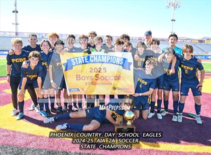 Thumbnail 2 in Phoenix Country Day vs. Trivium Prep (AIA 2A Final - Awards) photogallery.