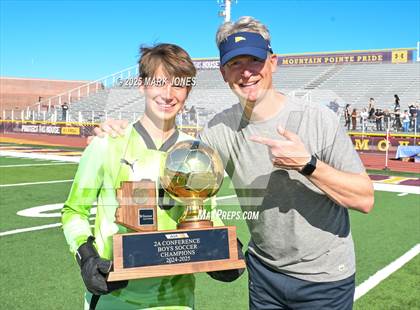 Thumbnail 2 in Phoenix Country Day vs. Trivium Prep (AIA 2A Final - Awards) photogallery.