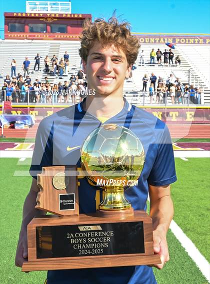 Thumbnail 2 in Phoenix Country Day vs. Trivium Prep (AIA 2A Final - Awards) photogallery.