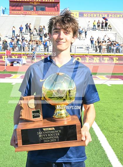 Thumbnail 3 in Phoenix Country Day vs. Trivium Prep (AIA 2A Final - Awards) photogallery.