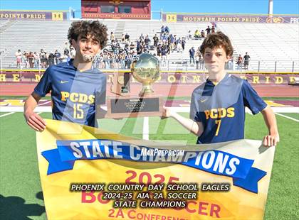 Thumbnail 3 in Phoenix Country Day vs. Trivium Prep (AIA 2A Final - Awards) photogallery.