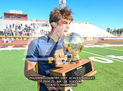 Thumbnail 1 in Phoenix Country Day vs. Trivium Prep (AIA 2A Final - Awards) photogallery.