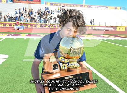 Thumbnail 2 in Phoenix Country Day vs. Trivium Prep (AIA 2A Final - Awards) photogallery.