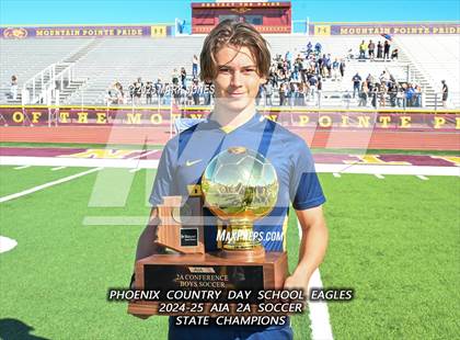 Thumbnail 3 in Phoenix Country Day vs. Trivium Prep (AIA 2A Final - Awards) photogallery.