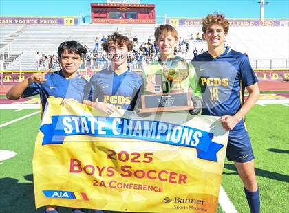 Thumbnail 1 in Phoenix Country Day vs. Trivium Prep (AIA 2A Final - Awards) photogallery.