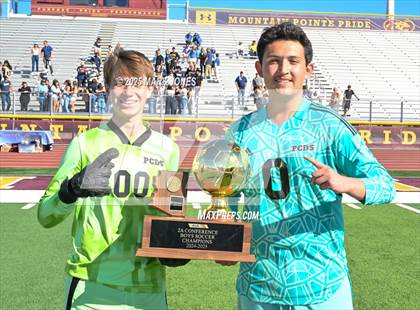 Thumbnail 2 in Phoenix Country Day vs. Trivium Prep (AIA 2A Final - Awards) photogallery.