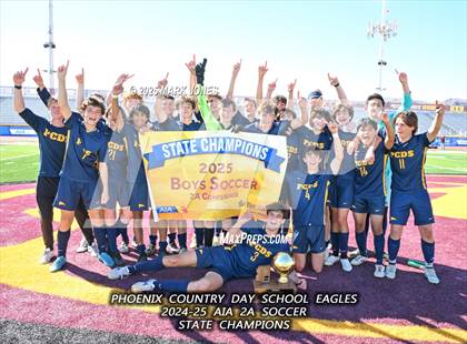 Thumbnail 2 in Phoenix Country Day vs. Trivium Prep (AIA 2A Final - Awards) photogallery.