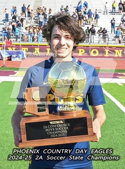 Thumbnail 3 in Phoenix Country Day vs. Trivium Prep (AIA 2A Final - Awards) photogallery.