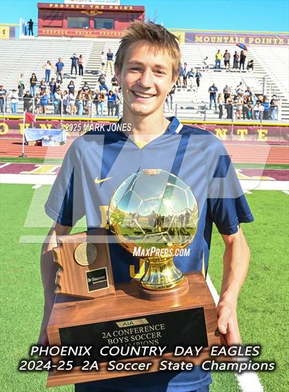Thumbnail 3 in Phoenix Country Day vs. Trivium Prep (AIA 2A Final - Awards) photogallery.
