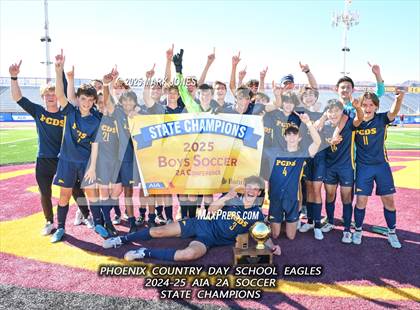 Thumbnail 1 in Phoenix Country Day vs. Trivium Prep (AIA 2A Final - Awards) photogallery.