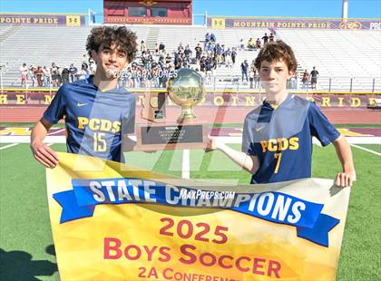 Thumbnail 2 in Phoenix Country Day vs. Trivium Prep (AIA 2A Final - Awards) photogallery.