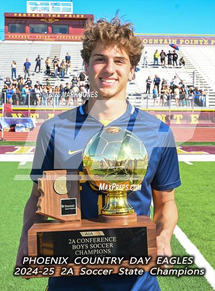 Thumbnail 3 in Phoenix Country Day vs. Trivium Prep (AIA 2A Final - Awards) photogallery.