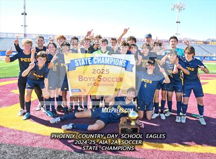 Thumbnail 1 in Phoenix Country Day vs. Trivium Prep (AIA 2A Final - Awards) photogallery.