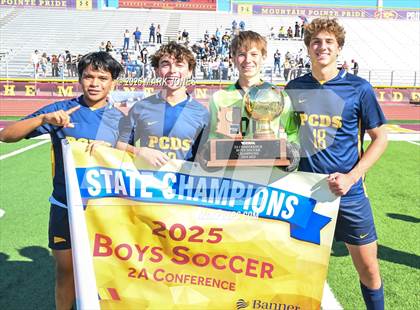 Thumbnail 2 in Phoenix Country Day vs. Trivium Prep (AIA 2A Final - Awards) photogallery.