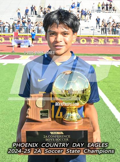 Thumbnail 3 in Phoenix Country Day vs. Trivium Prep (AIA 2A Final - Awards) photogallery.