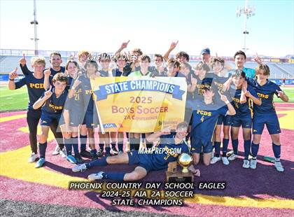 Thumbnail 3 in Phoenix Country Day vs. Trivium Prep (AIA 2A Final - Awards) photogallery.
