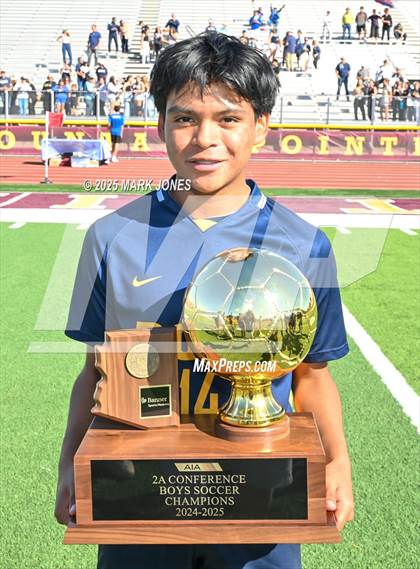 Thumbnail 2 in Phoenix Country Day vs. Trivium Prep (AIA 2A Final - Awards) photogallery.