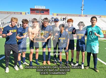 Thumbnail 2 in Phoenix Country Day vs. Trivium Prep (AIA 2A Final - Awards) photogallery.