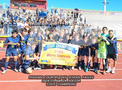 Thumbnail 3 in Phoenix Country Day vs. Trivium Prep (AIA 2A Final - Awards) photogallery.