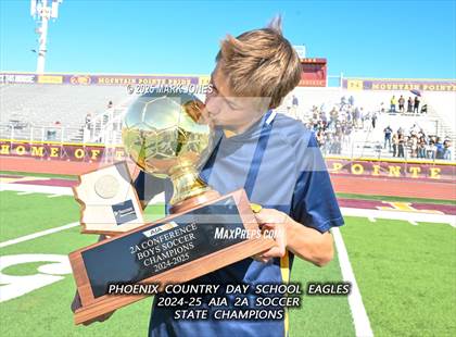 Thumbnail 2 in Phoenix Country Day vs. Trivium Prep (AIA 2A Final - Awards) photogallery.