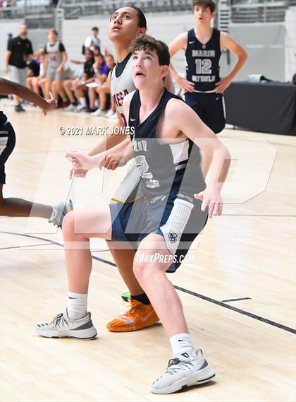 Thumbnail 3 in Mesa vs. Marin Catholic - Section 7 Basketball Tournament photogallery.