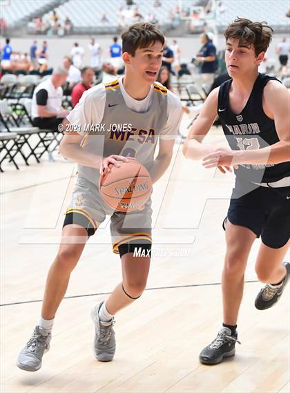 Thumbnail 2 in Mesa vs. Marin Catholic - Section 7 Basketball Tournament photogallery.