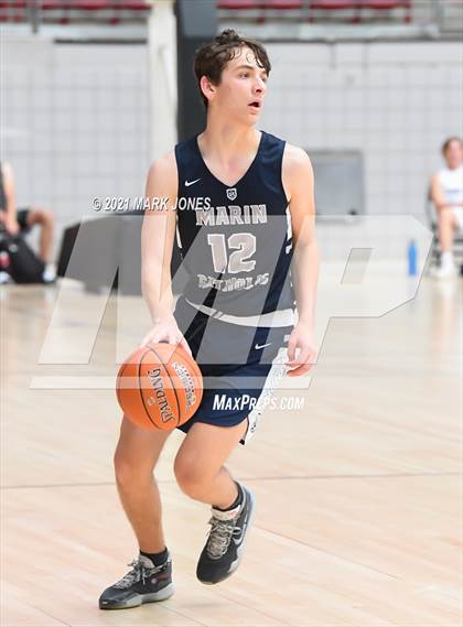Thumbnail 1 in Mesa vs. Marin Catholic - Section 7 Basketball Tournament photogallery.