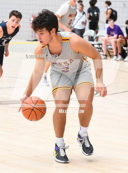 Thumbnail 1 in Mesa vs. Marin Catholic - Section 7 Basketball Tournament photogallery.