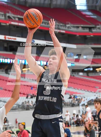 Thumbnail 1 in Mesa vs. Marin Catholic - Section 7 Basketball Tournament photogallery.