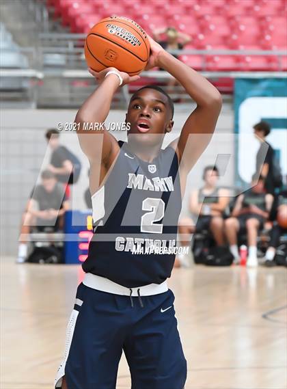 Thumbnail 1 in Mesa vs. Marin Catholic - Section 7 Basketball Tournament photogallery.