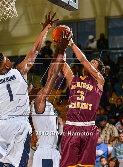 Thumbnail 3 in Norcross vs. Madison Academy (Hilton Invitational) photogallery.