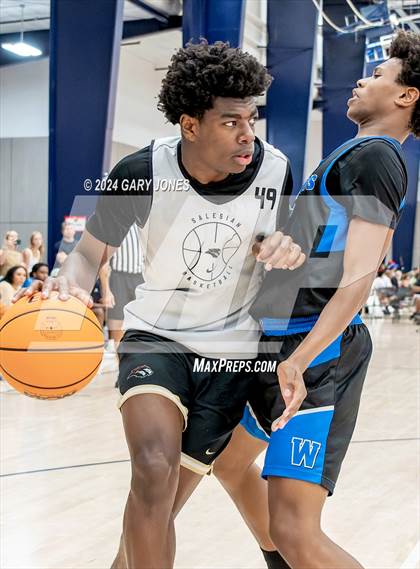 Thumbnail 1 in Salesian College Preparatory vs Windward (Cali Live Boys 2024) photogallery.