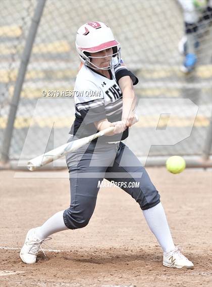 Thumbnail 1 in Mountain View vs. Cathedral Catholic (Michelle Carew Classic) photogallery.