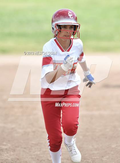 Thumbnail 3 in Mountain View vs. Cathedral Catholic (Michelle Carew Classic) photogallery.