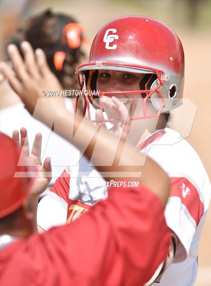 Thumbnail 3 in Mountain View vs. Cathedral Catholic (Michelle Carew Classic) photogallery.