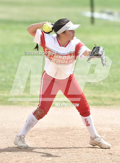 Thumbnail 1 in Mountain View vs. Cathedral Catholic (Michelle Carew Classic) photogallery.
