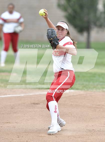 Thumbnail 1 in Mountain View vs. Cathedral Catholic (Michelle Carew Classic) photogallery.