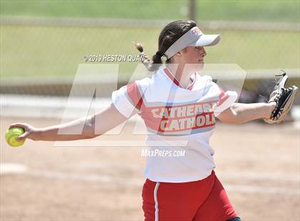Thumbnail 2 in Mountain View vs. Cathedral Catholic (Michelle Carew Classic) photogallery.