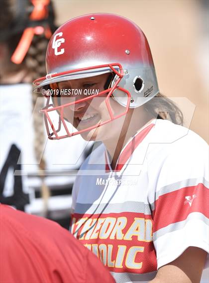Thumbnail 1 in Mountain View vs. Cathedral Catholic (Michelle Carew Classic) photogallery.