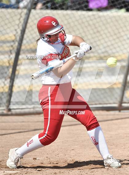 Thumbnail 3 in Mountain View vs. Cathedral Catholic (Michelle Carew Classic) photogallery.