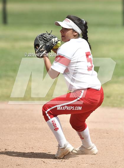Thumbnail 3 in Mountain View vs. Cathedral Catholic (Michelle Carew Classic) photogallery.
