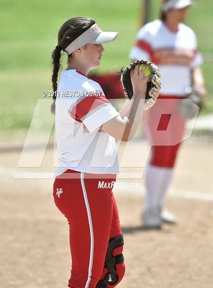 Thumbnail 3 in Mountain View vs. Cathedral Catholic (Michelle Carew Classic) photogallery.
