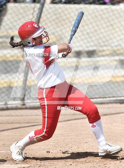 Thumbnail 3 in Mountain View vs. Cathedral Catholic (Michelle Carew Classic) photogallery.