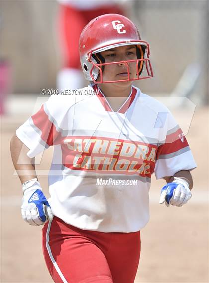 Thumbnail 2 in Mountain View vs. Cathedral Catholic (Michelle Carew Classic) photogallery.