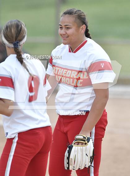 Thumbnail 1 in Mountain View vs. Cathedral Catholic (Michelle Carew Classic) photogallery.