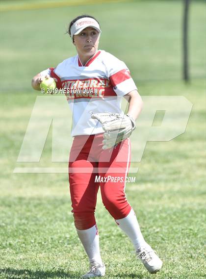 Thumbnail 3 in Mountain View vs. Cathedral Catholic (Michelle Carew Classic) photogallery.