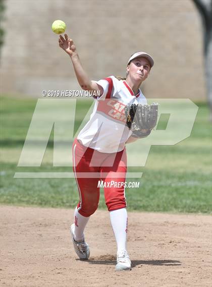 Thumbnail 3 in Mountain View vs. Cathedral Catholic (Michelle Carew Classic) photogallery.