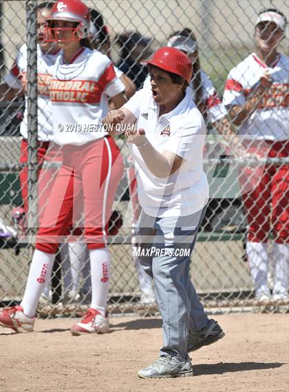 Thumbnail 3 in Mountain View vs. Cathedral Catholic (Michelle Carew Classic) photogallery.